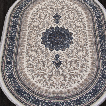 Ковер 752306 - 000 - Овал - коллекция KASHAN