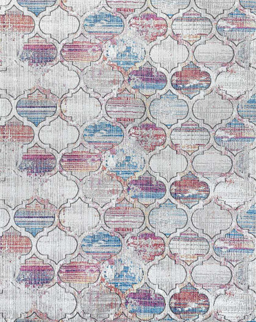 Ковер турецкий MK157 Qum (Полиэстер хит-сет, разноцветный)