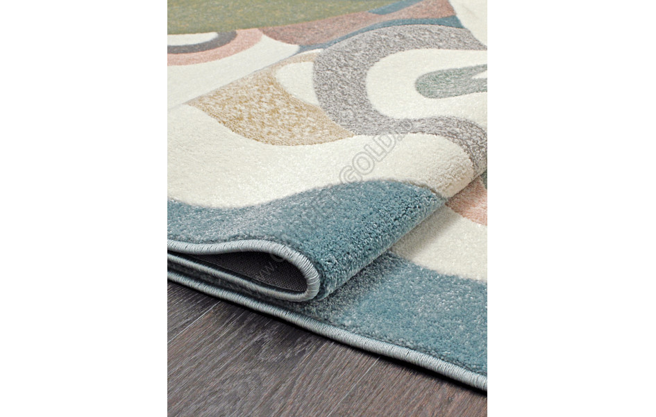 Детский ковер в комнату для девочек SOFIT C051 - LIGHT BLUE