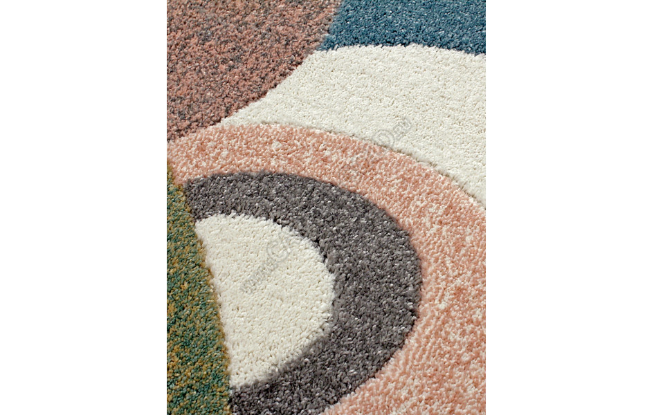 Детский ковер в комнату для девочек SOFIT C051 - LIGHT BLUE