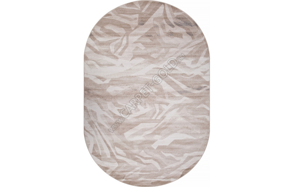 Ковер D989 - BEIGE - Овал - коллекция NATUREL