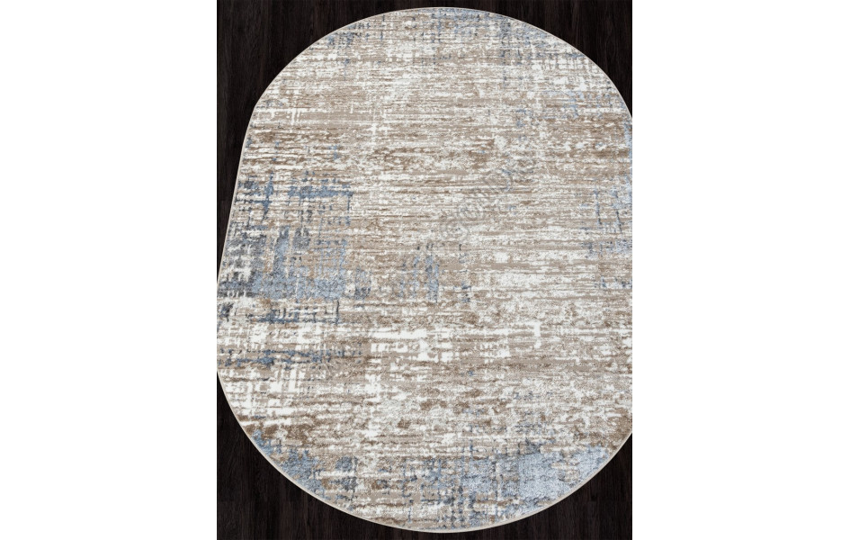 Ковер 01629A - L.BLUE / BEIGE - Овал - коллекция PARADIZE