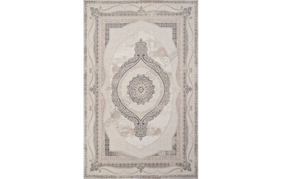 Ковер M034A - BONE / GRAY - Прямоугольник - коллекция SIESTA