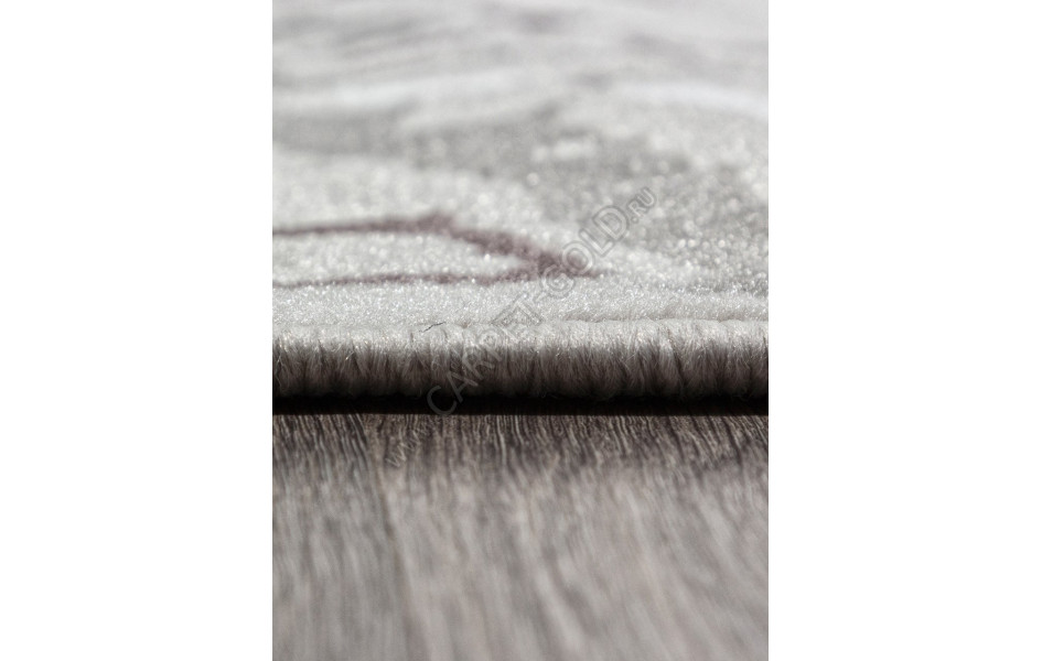 Ковер F389 - GRAY - Овал - коллекция SILVER